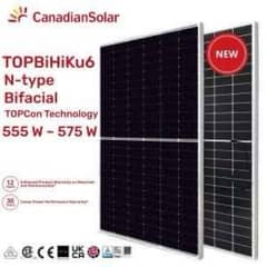 Canadian Solar 575w BiFacial N Type Solar Panel