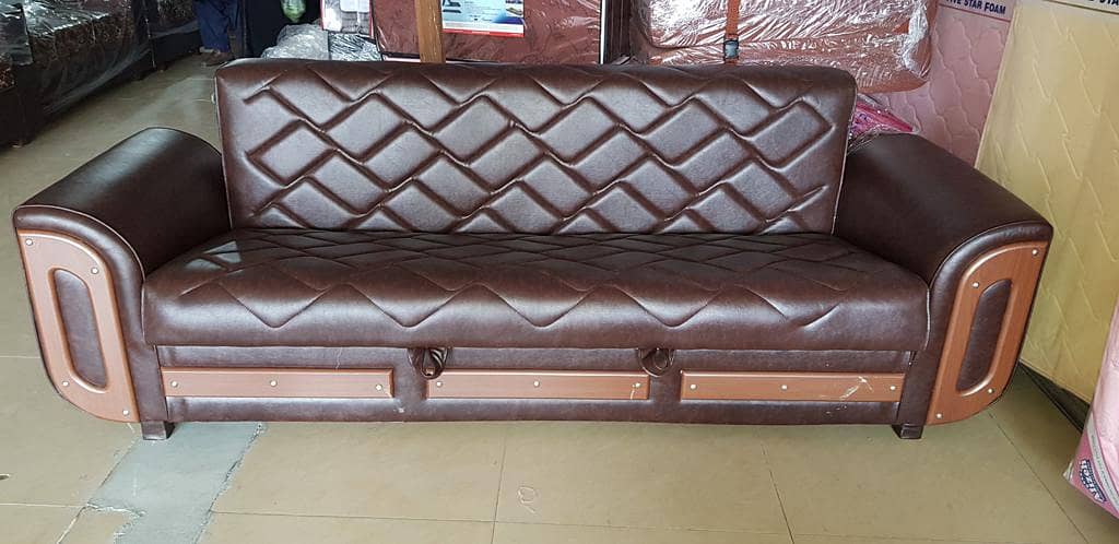 sofa cum bed | sofa set | sofa 4 seater | sofa cumbed | puffy set sofa 1