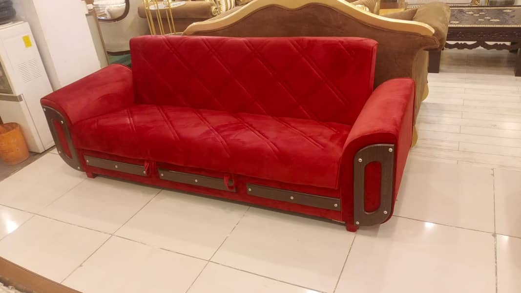 Sofa Cum Bed | Sofa Set | Sofa 4 Seater | sofa cum bed | puffy set 0