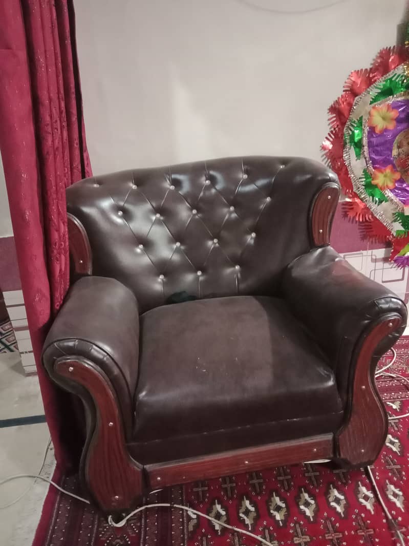 Original Leather home used sofa 2