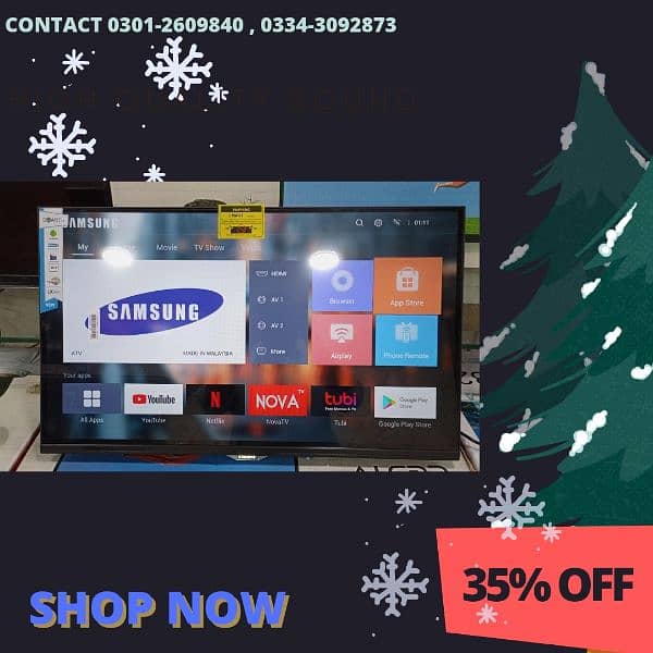 43 INCH SMART LED TV ANDROID WITH YOUTUBE UNLIMITED FACEBOOK 3