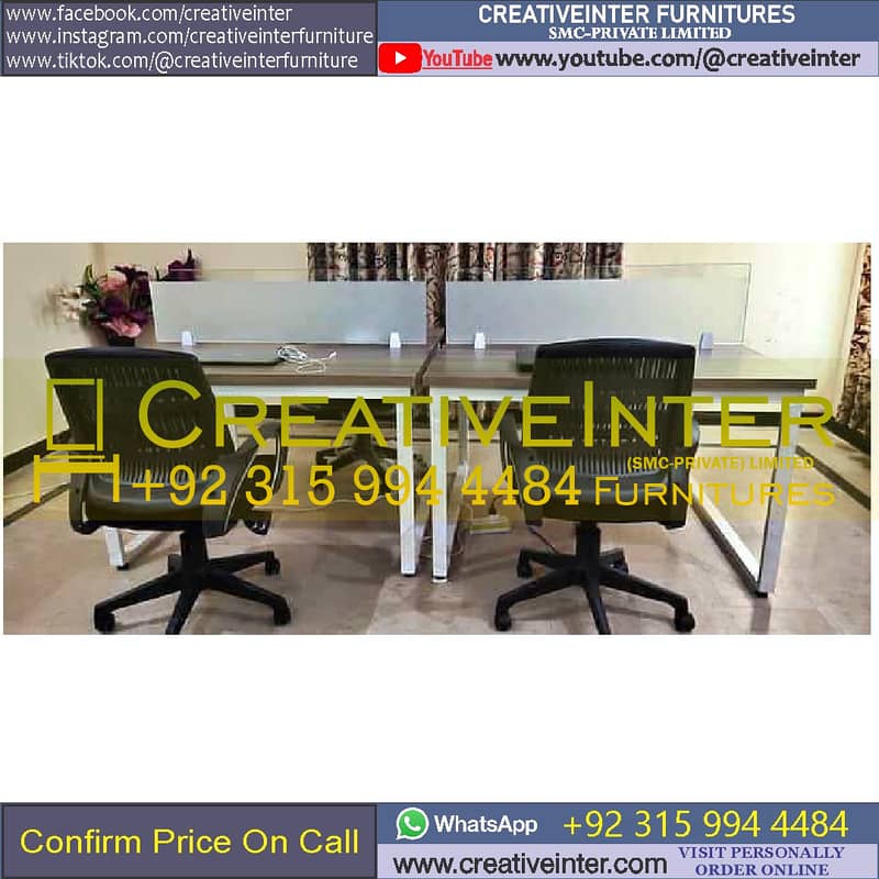 Office Workstation Table Meeting Conference Furniture Desk Chair 8