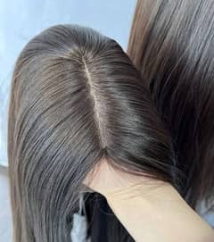 dark brown colour full hair wig (washable)