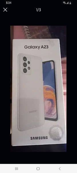 A23 Galaxy box packed New cellphone 0333 1230074 0