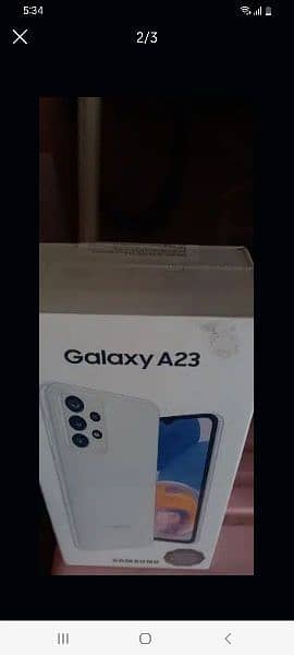 A23 Galaxy box packed New cellphone 0333 1230074 1