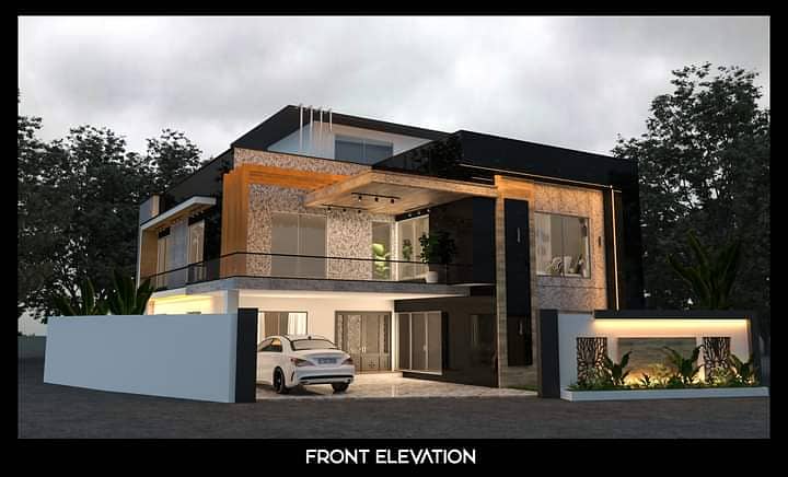 2d & 3d | Front Elevation | Animation / Interior & exterior design 11