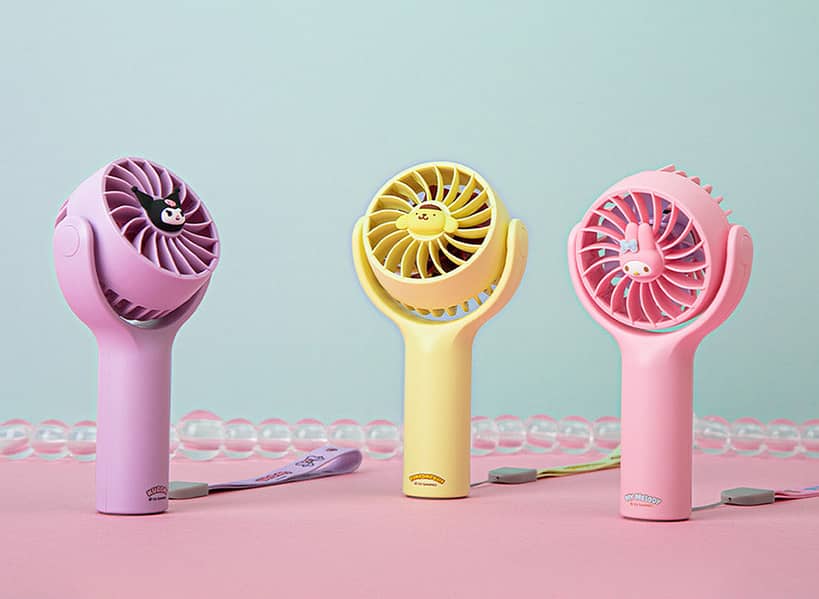 Rechargeable Sanrio Mini Handy Fan With Different Characters. 2
