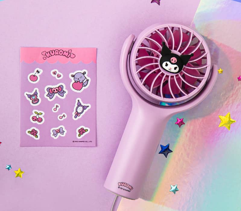 Rechargeable Sanrio Mini Handy Fan With Different Characters. 7