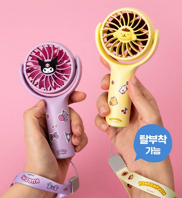 Rechargeable Sanrio Mini Handy Fan With Different Characters. 14