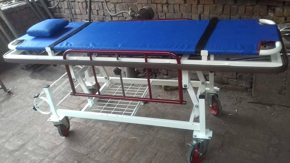 Manufacture of Emergency Crash Cart Medicine Trolley Patient Stretcher 15