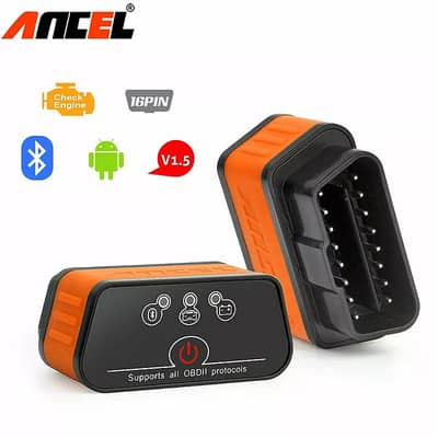 Original Ancel iCar2 Bluetooth ELM327 V1.5 Scanner For Android Phone