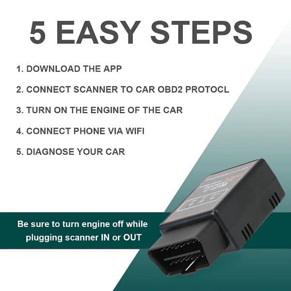 Wifi ELM327 Car Scanner Code Reader V1.5 Diagnostic Tool Android I. O. S 3