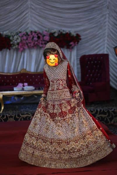 Bridal | Barat | Lehnga Red Color 0