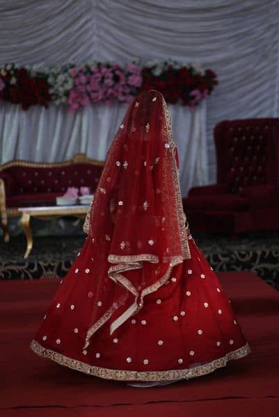 Bridal | Barat | Lehnga Red Color 3