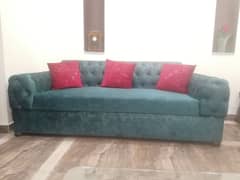 6 seater solid sofa set