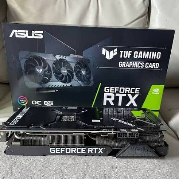 Asus tuf gaming Rtx 3070 Ti complete box little use 1