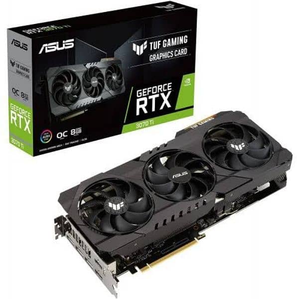 Asus tuf gaming Rtx 3070 Ti complete box little use 3