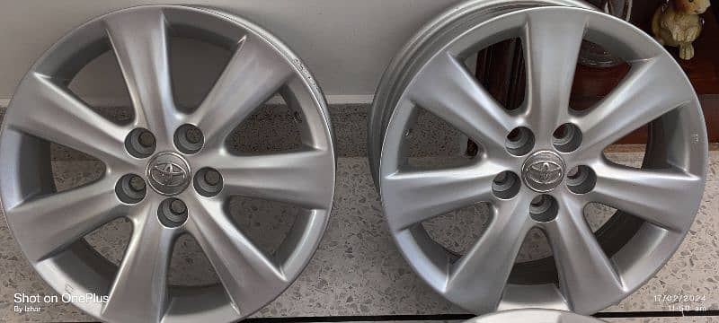 Original Toyota Alloy Rims 15 inch Corolla, Prius, Aqua 0