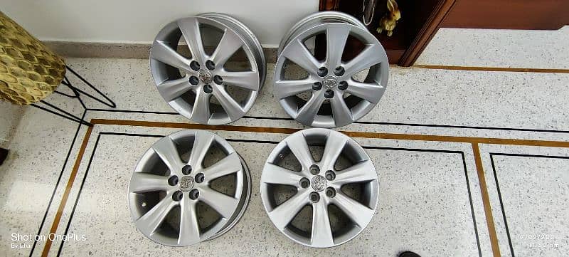 Original Toyota Alloy Rims 15 inch Corolla, Prius, Aqua 5