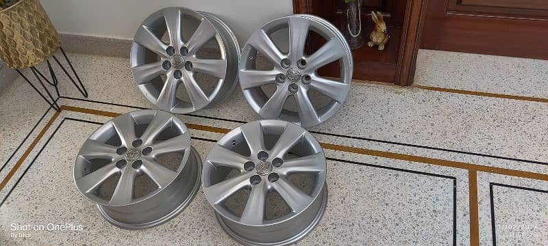 Original Toyota Alloy Rims 15 inch Corolla, Prius, Aqua 10