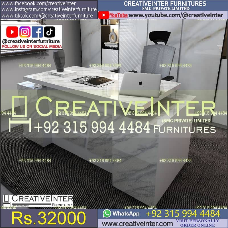 Office table workstation laptop computer chair working desk Manager 15