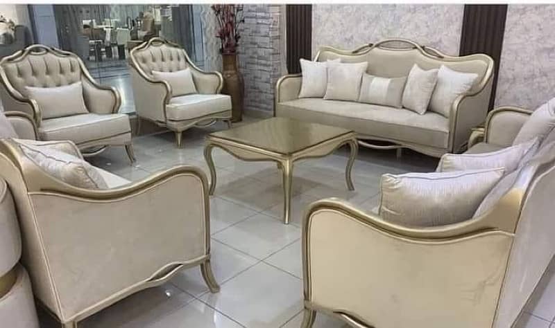 7 seater chinioti sofa set 5 seater furniture dewan wooden sofa 10