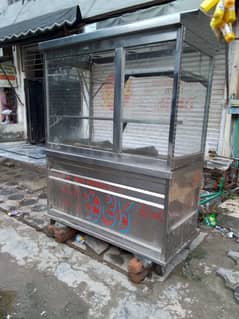 Steel counter sale burger shawarma counter non magnetic steel counter
