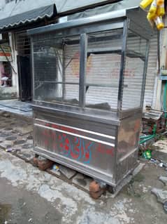 Steel counter  burger shawarma counter running business for sale