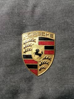 Porsche cars original Metal logo