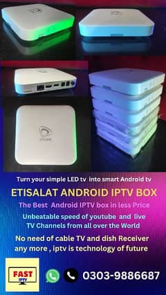 Etisalat Android TV Box, Geniune, Fast and reliable Device