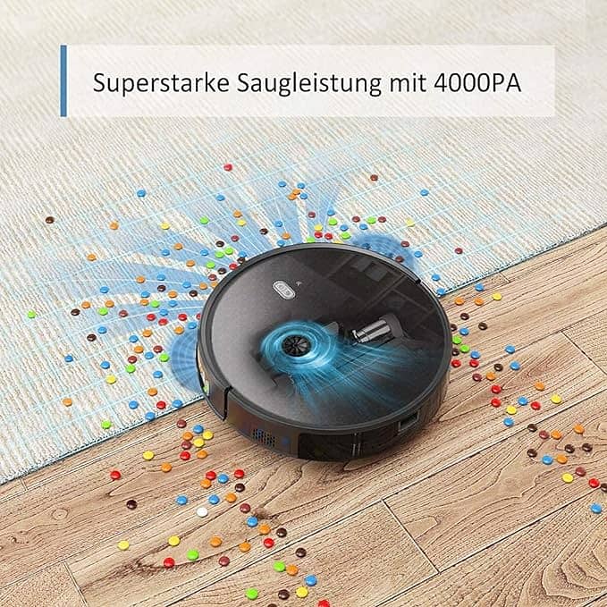 Robotic mopping Vacuum Cleaner Bagotte BG700 Robot Smart Self-Charging 6