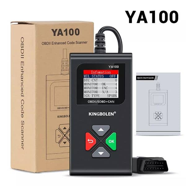 KINGBOLEN YA100 Enhanced Obd2 Scanner, Check Engine Read Code 2