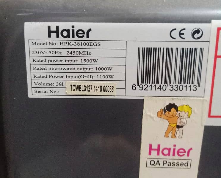 Haier microwave 38 liters for sale 4