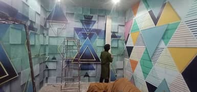 3D panaflex Wallpaper with beautiful designs for home decor
