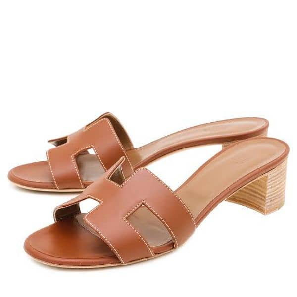 Hermes oasis brown sandal. . . . 0