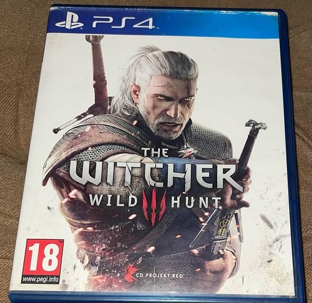 The Witcher Wild Hunt 3 only for 1500RS no scratches on CD 0