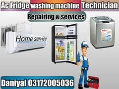 All types Split Ac & Fully automatic washing machine repairing
