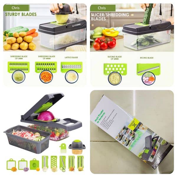 22in1 Vegetable Cutter | 14 in 1 | brand new Box Packing Premium 2