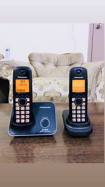 panasonic double line cordless phone 1