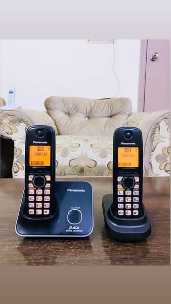 panasonic double line cordless phone 3