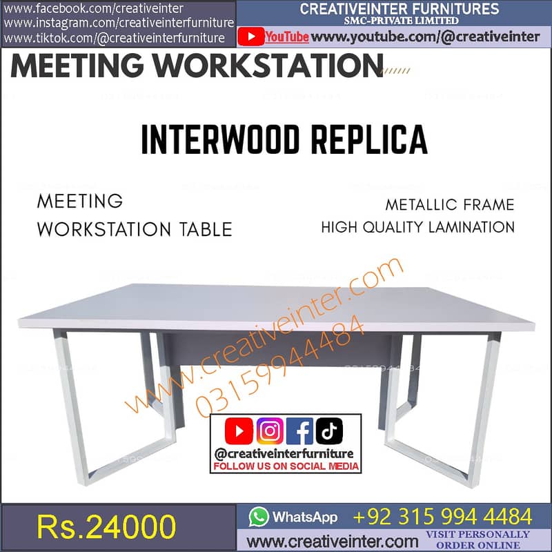 Office Conference Table Meeting Table Reception Desk Workstation chair 5