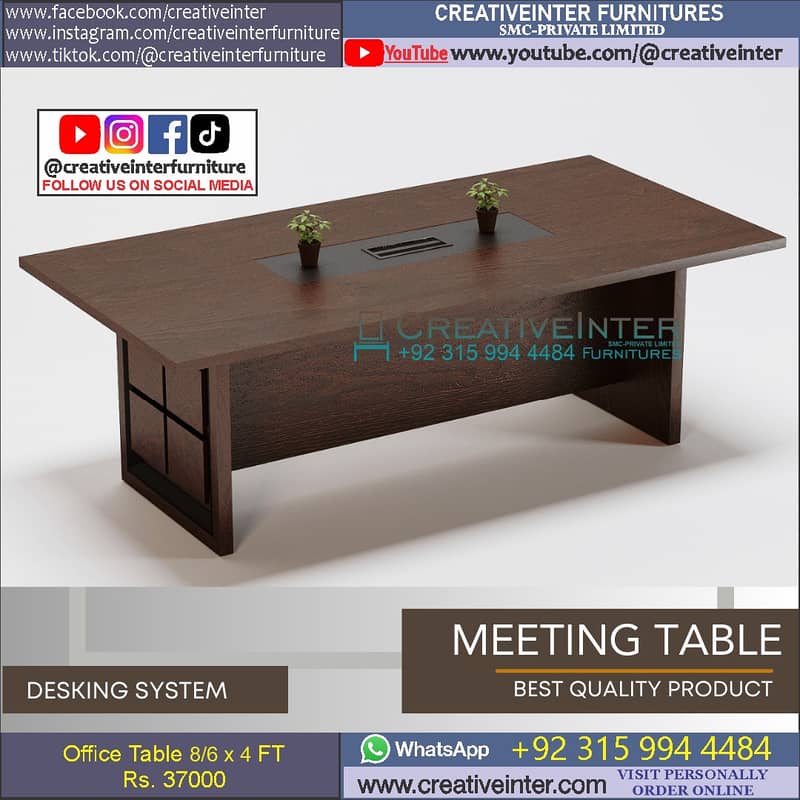 Office Conference Table Meeting Table Reception Desk Workstation chair 10