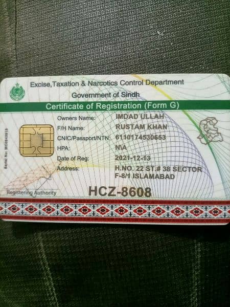 Sindh nu smart card HONDA CD 70.2021 EXCH POSIBLE WITH HONDA PRIDOR100 4