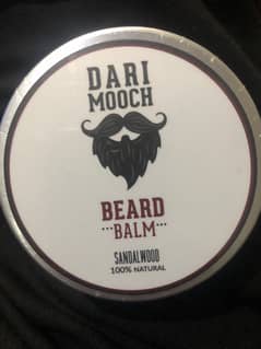 Beard Balm by Dari Mooch : Sandalwood  100% Natural