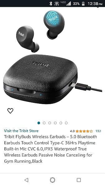 Tribit flybuds Bluetooth earbuds Bass boost 5