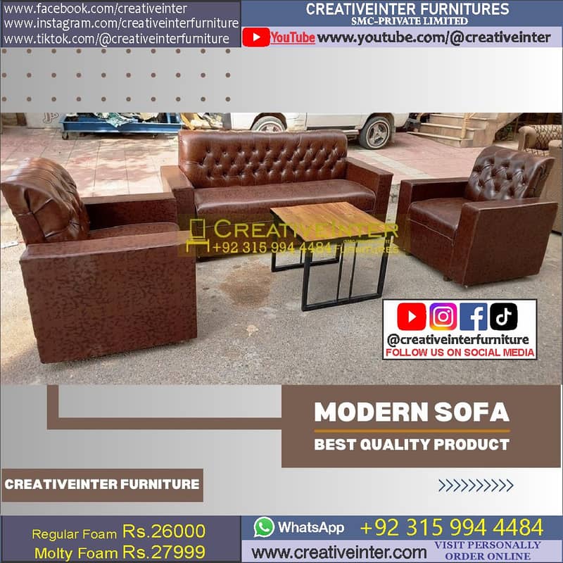 Office Sofa single table Executive Chair Reception Manager Table Desk 6