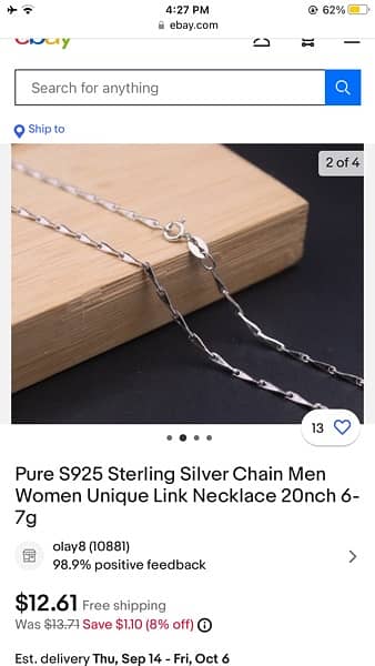 925 italian silver chain 8