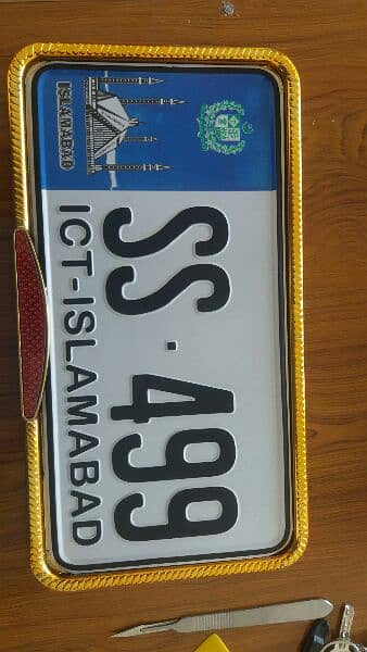 genuine number plate A + copy 7 star and house dilvri avlibel in pak 0
