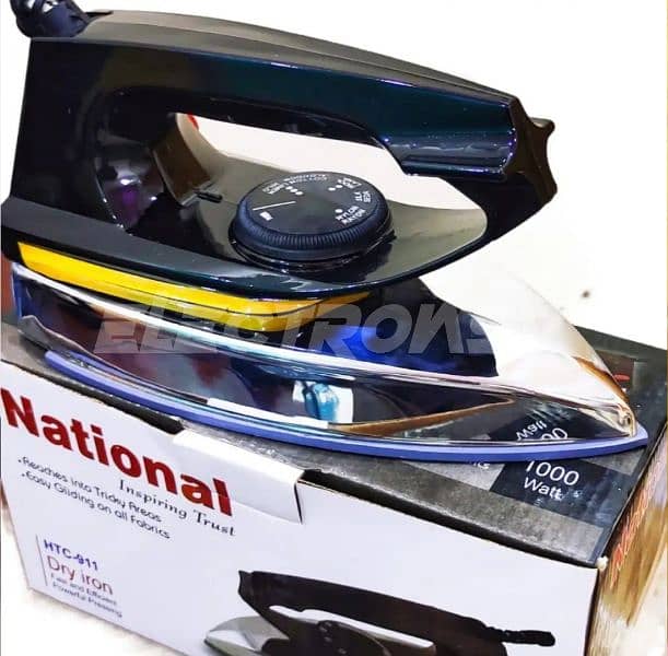 National Dry Iron 1000w 3