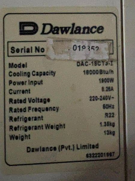 Dawlance 1.5Ton Split AC 4
